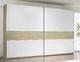 Šatní skříň s posuvnými dveřmi Savoy Sonoma dub/ alpin bílá, š.270/v.236 - 1/3