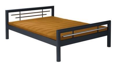 Kovová postel Sonja, černá, 140x200 cm