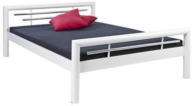 Kovová postel Sonja, bílá, 180x200 cm