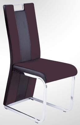 Jídelní židle Bari III, tmavě hnědá - 1