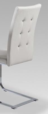 Kývací židle Tiffany, chrom/ hnědá - 2